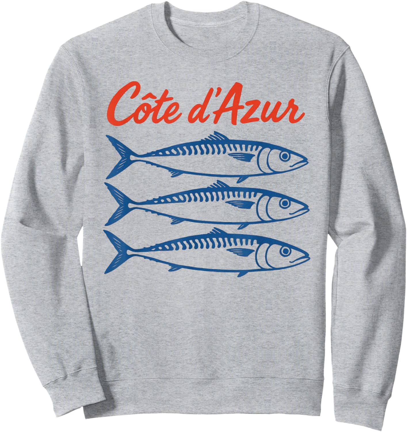 Côte d'Azur Sardinen Sweatshirt - Sweatshirt | Ash