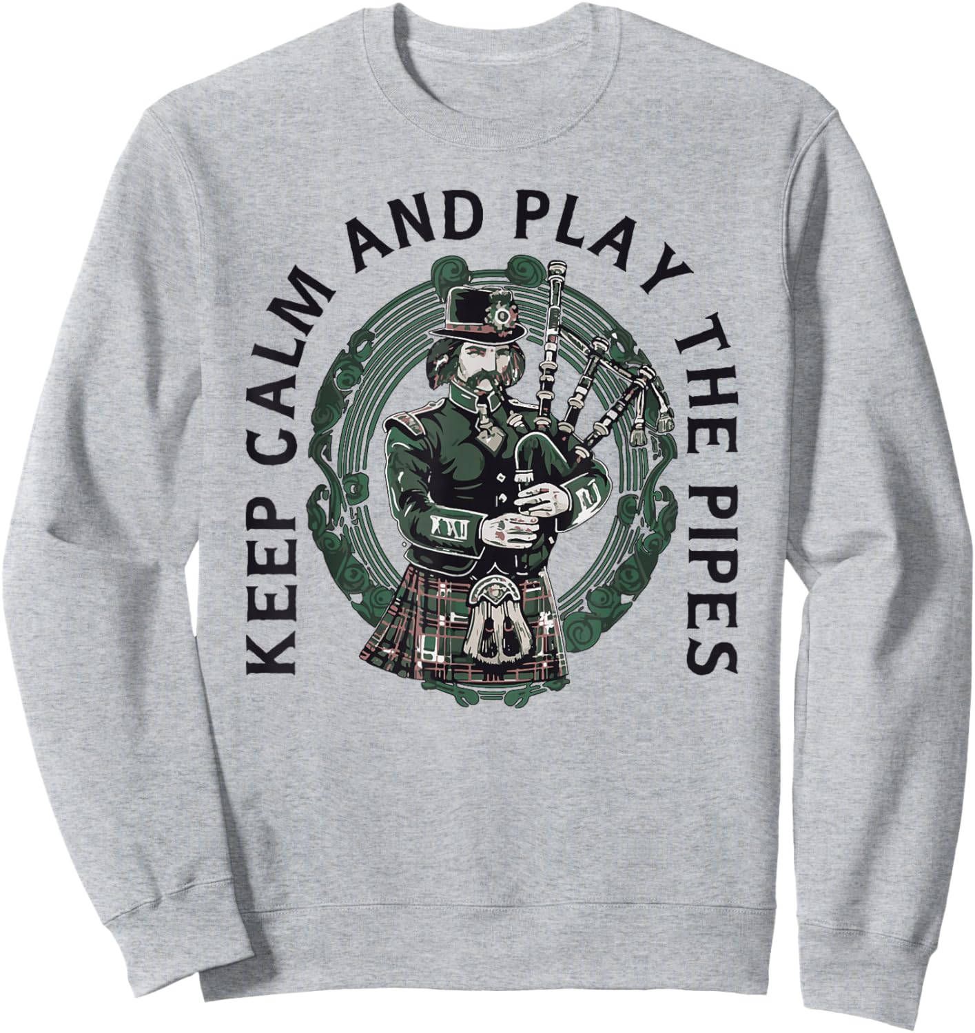 Bagpipe-Instrument Scotland Bagpipe-Play Bagpipe Sweatshirt - Sweatshirt | Ash