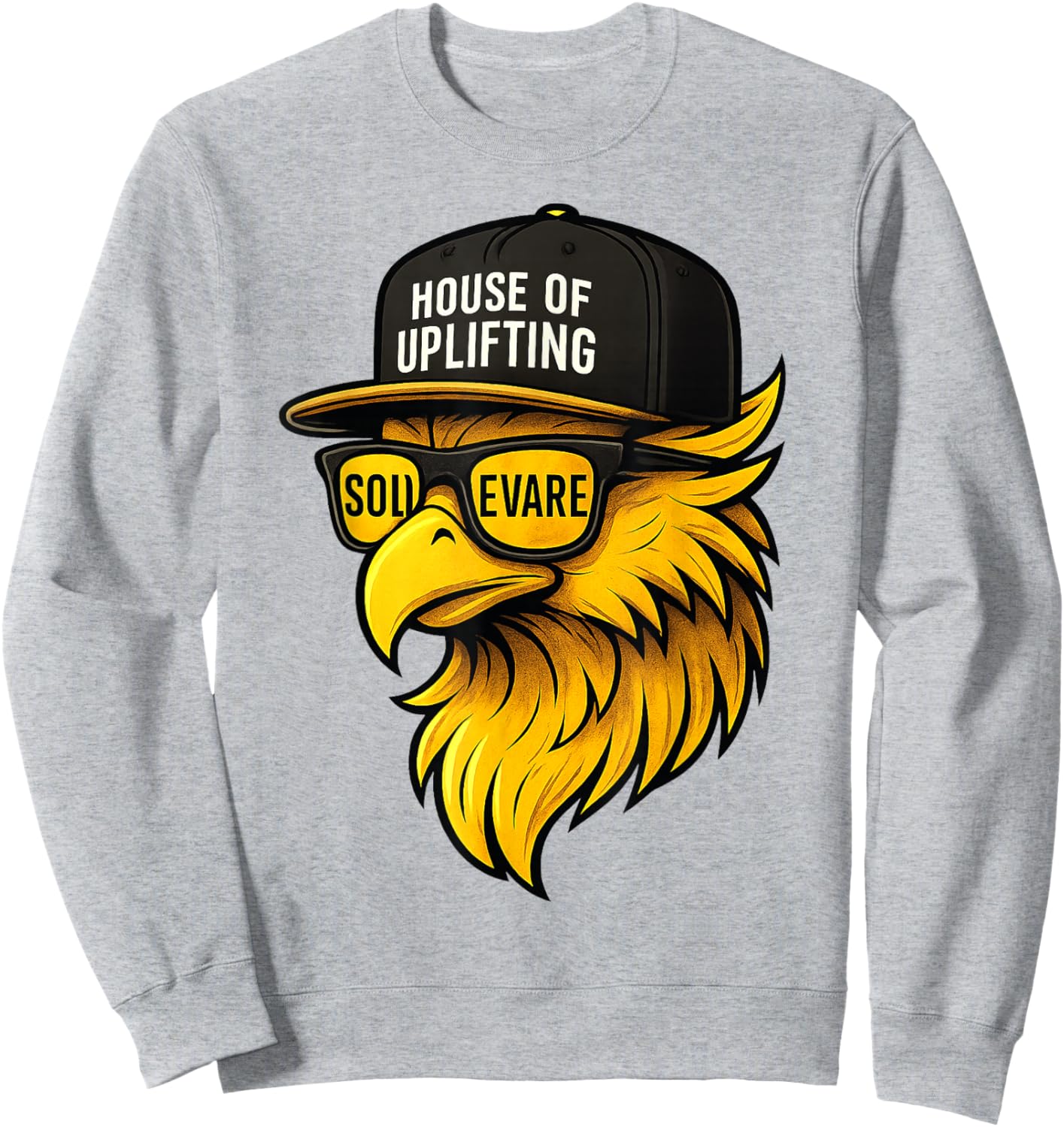 SOLLEVARE House of Uplifting, RCA School Sweatshirt - Sweatshirt | Ash