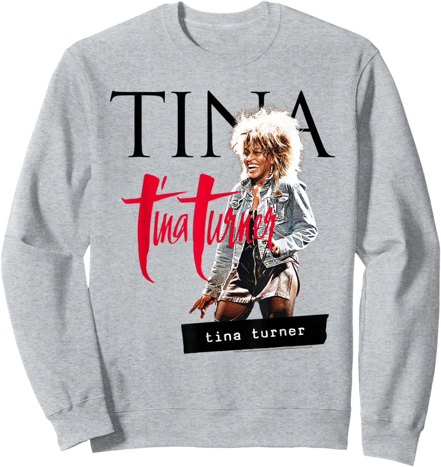 Tina Turner Multi Logo Photo Sweatshirt - Sweatshirt | Ash