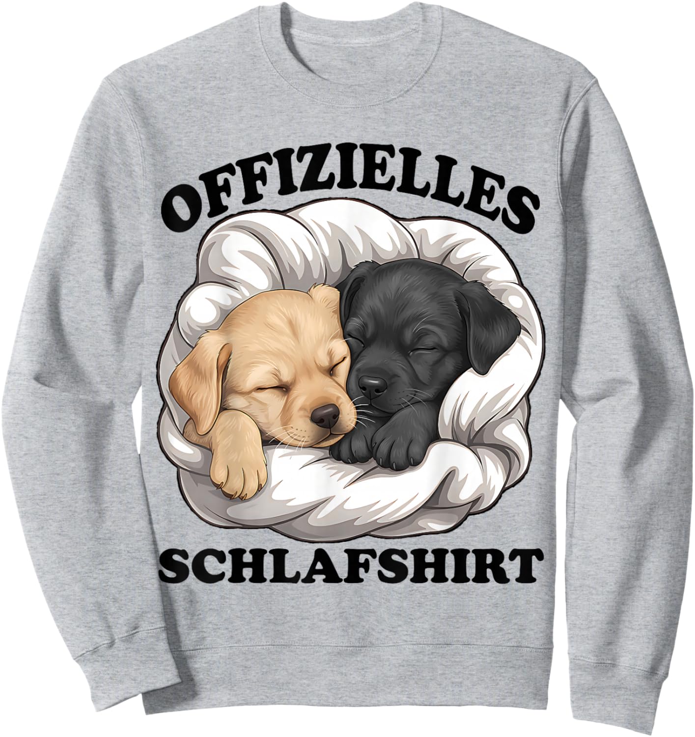 Official Sleep Shirt Funny Labrador Retriever Dog Sweatshirt - Sweatshirt | Ash