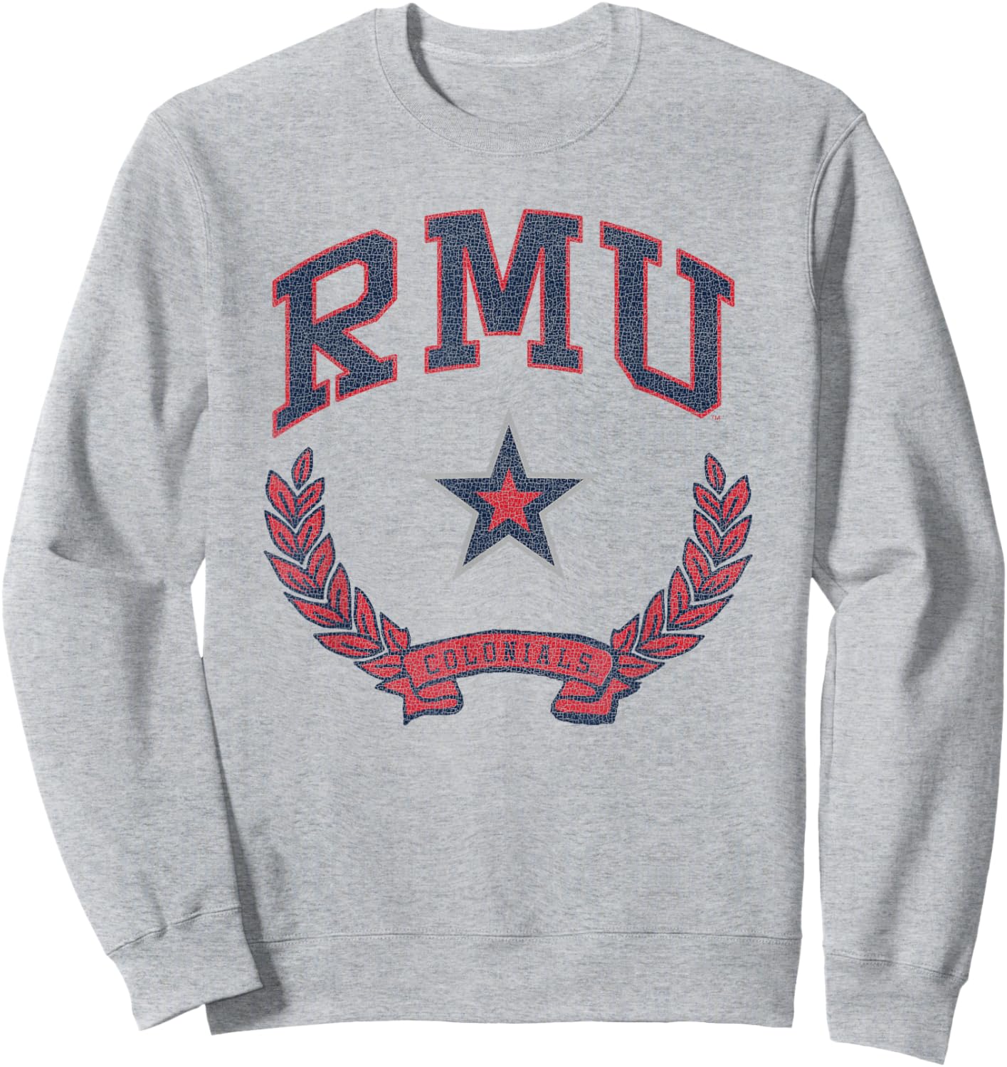 Robert Morris Colonials Victory Vintage White Sweatshirt - Sweatshirt | Ash