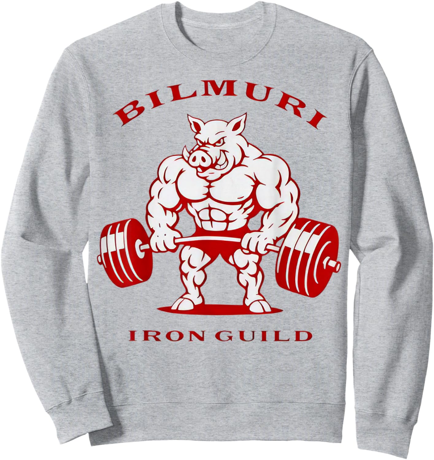 Pig bilmurI Iron Guild Gym Sweatshirt - Sweatshirt | Ash