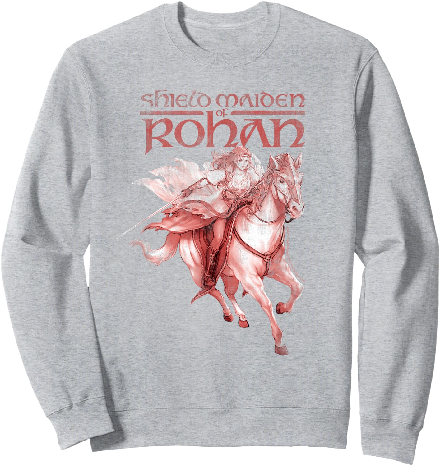 HERA SHIELDMAIDEN OF ROHAN Maiden Horse Run Sweatshirt - Sweatshirt | Ash