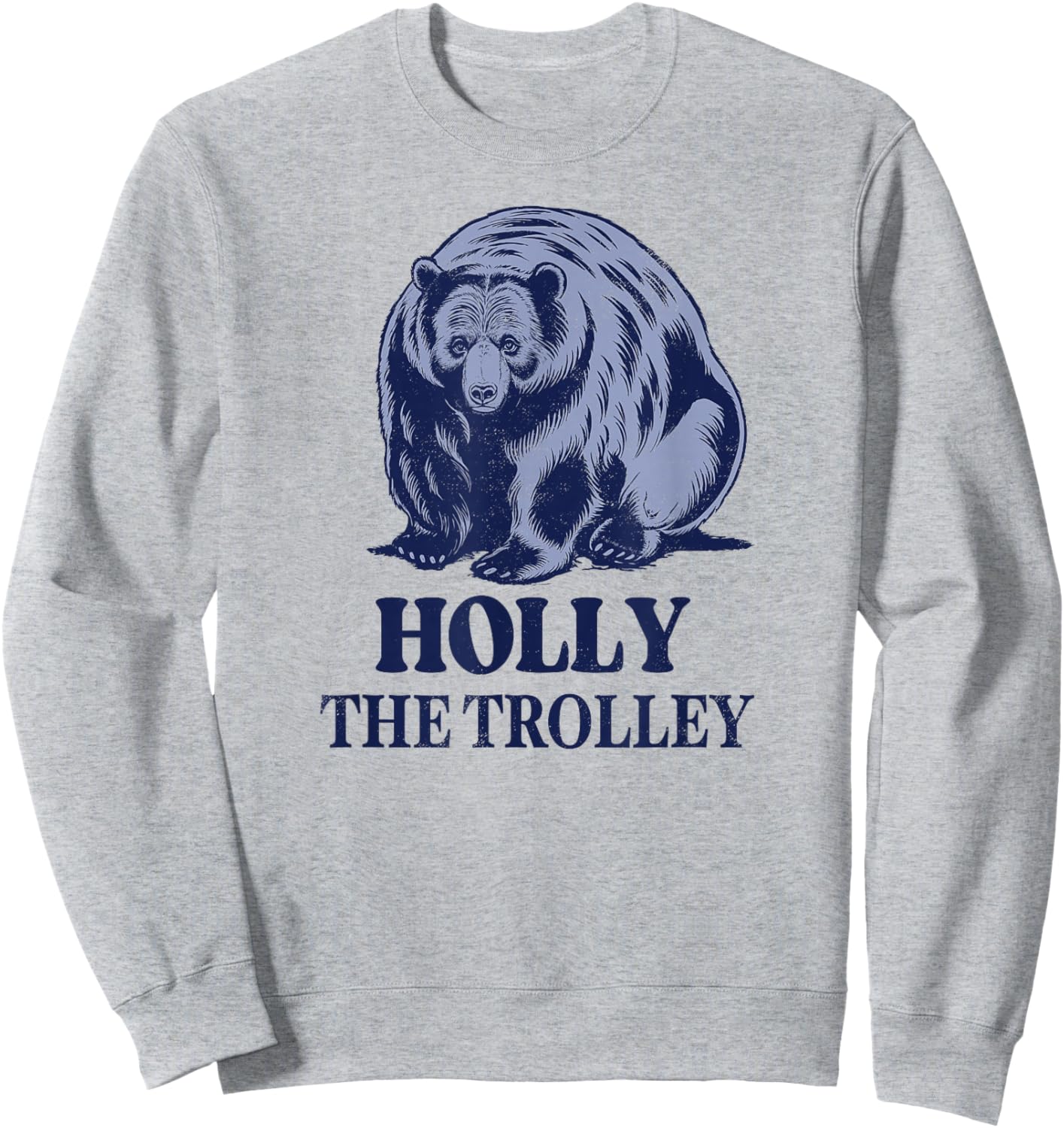 Alaska Wild Animals Nature of Fat Wild Bear Week Holly Sweatshirt - Sweatshirt | Ash
