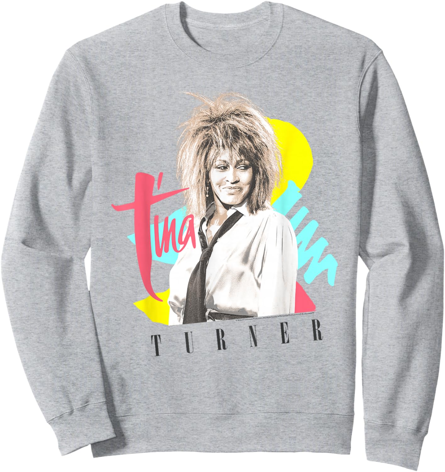 Tina Turner Retro Strokes and Shapes Sweatshirt - Sweatshirt | Ash