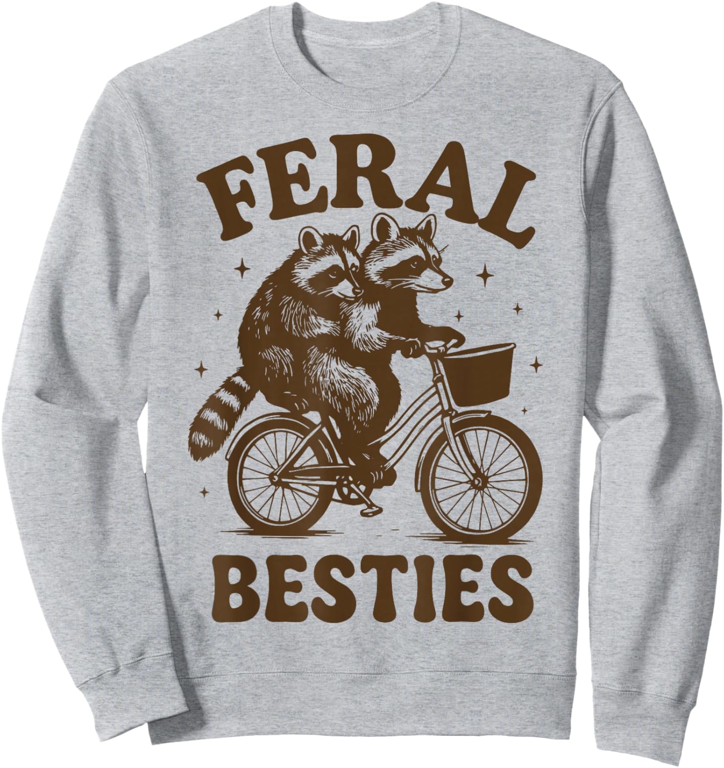 Feral Besties Sweatshirt - Sweatshirt | Ash