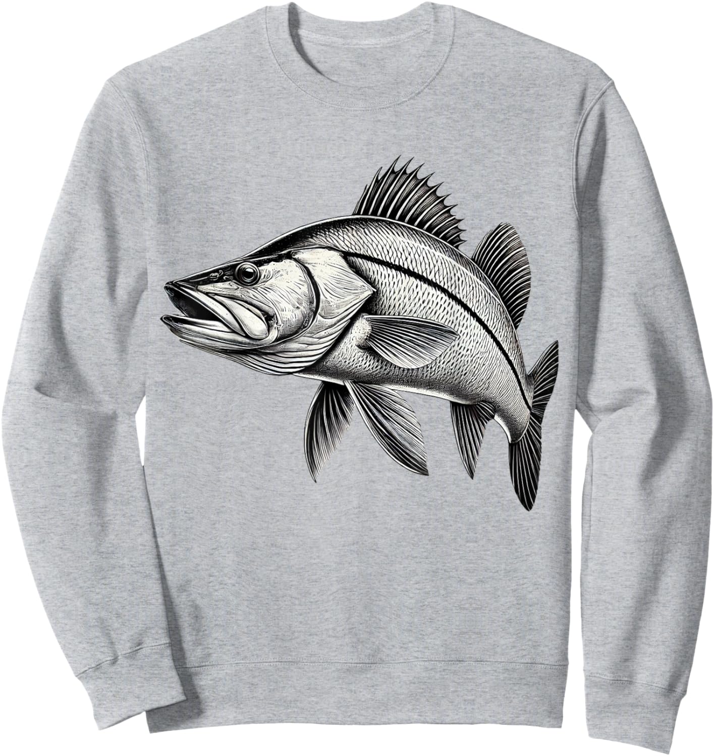 Snook Robalo Game Fish Vintage Fishing Lovers Gifts Sweatshirt - Sweatshirt | Ash
