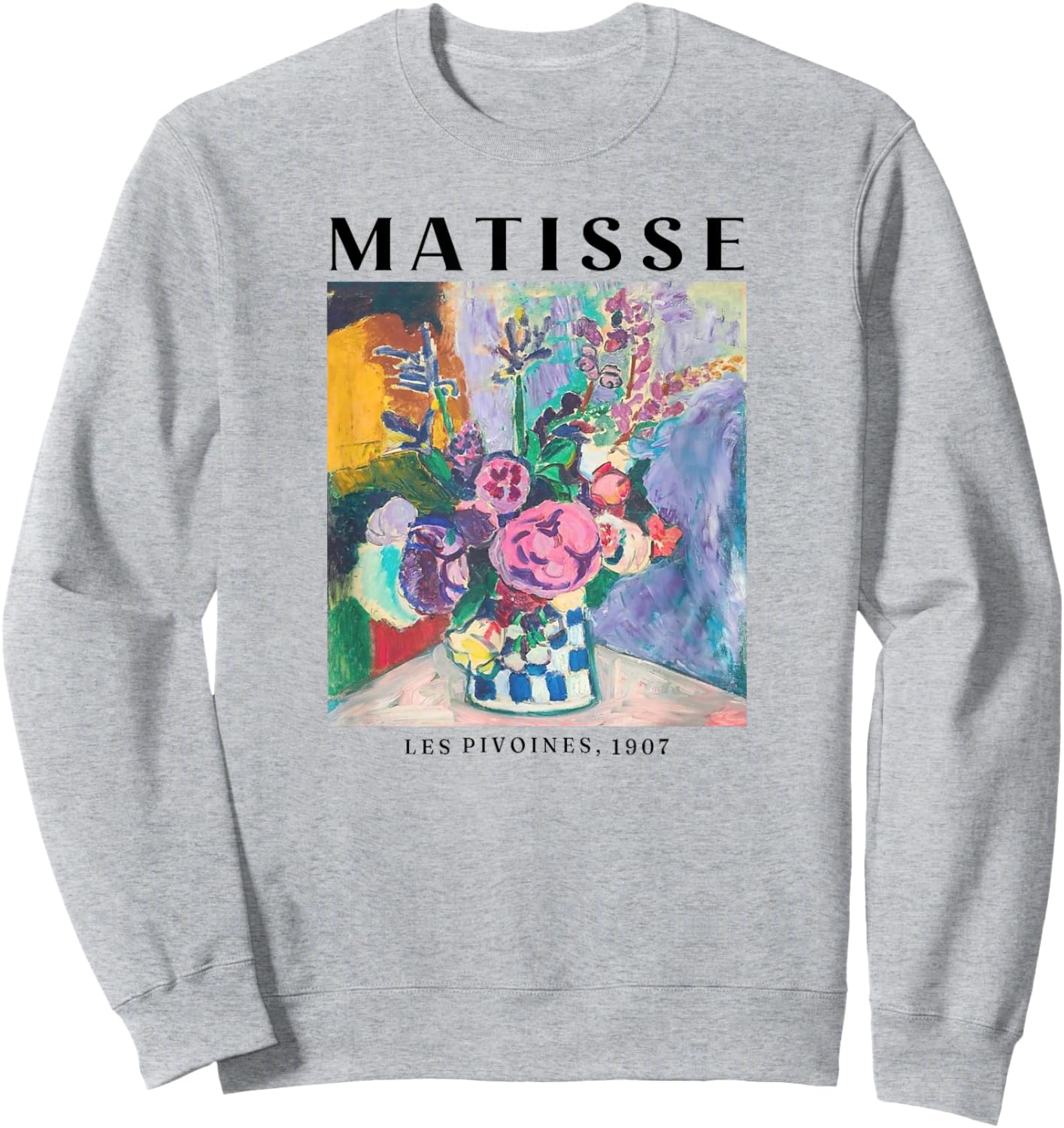 Matisse Les Pivoines 1907 Flower Sweatshirt - Sweatshirt | Ash