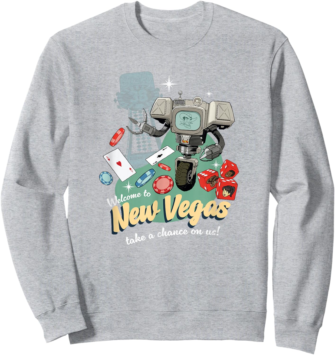 Fallout - Take A Chance Sweatshirt - Sweatshirt | Ash