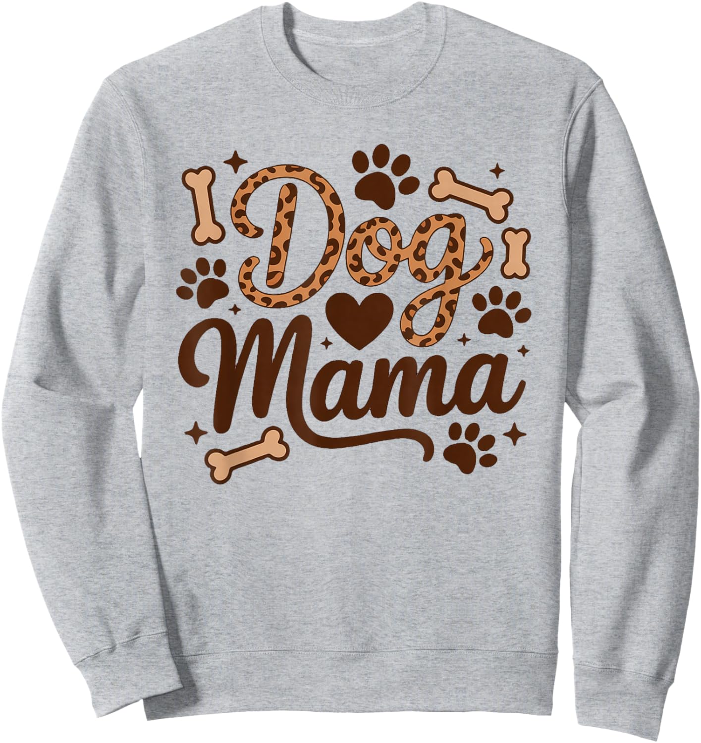 Dog Mama, mère fière d'aimer Les Chiens Sweatshirt - Sweatshirt | Ash