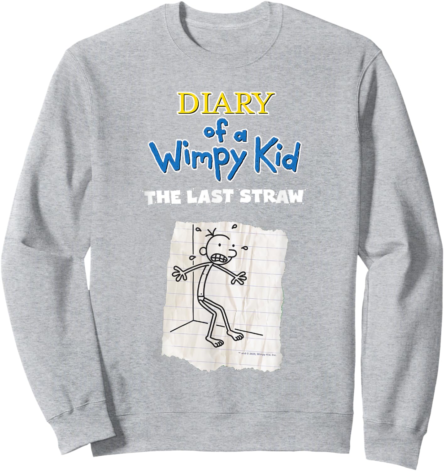 Diary of a Wimpy Kid The Last Straw Cover Sweatshirt - Sweatshirt | Ash