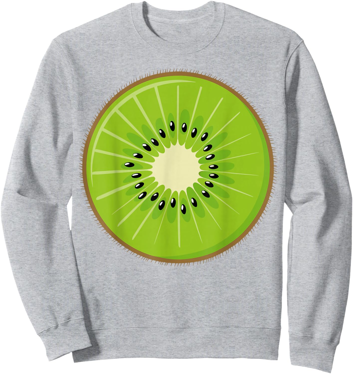 Kiwi Shirt Adult Men Women Children Fruit Green Kiwi Costume Sweatshirt - Sweatshirt | Ash