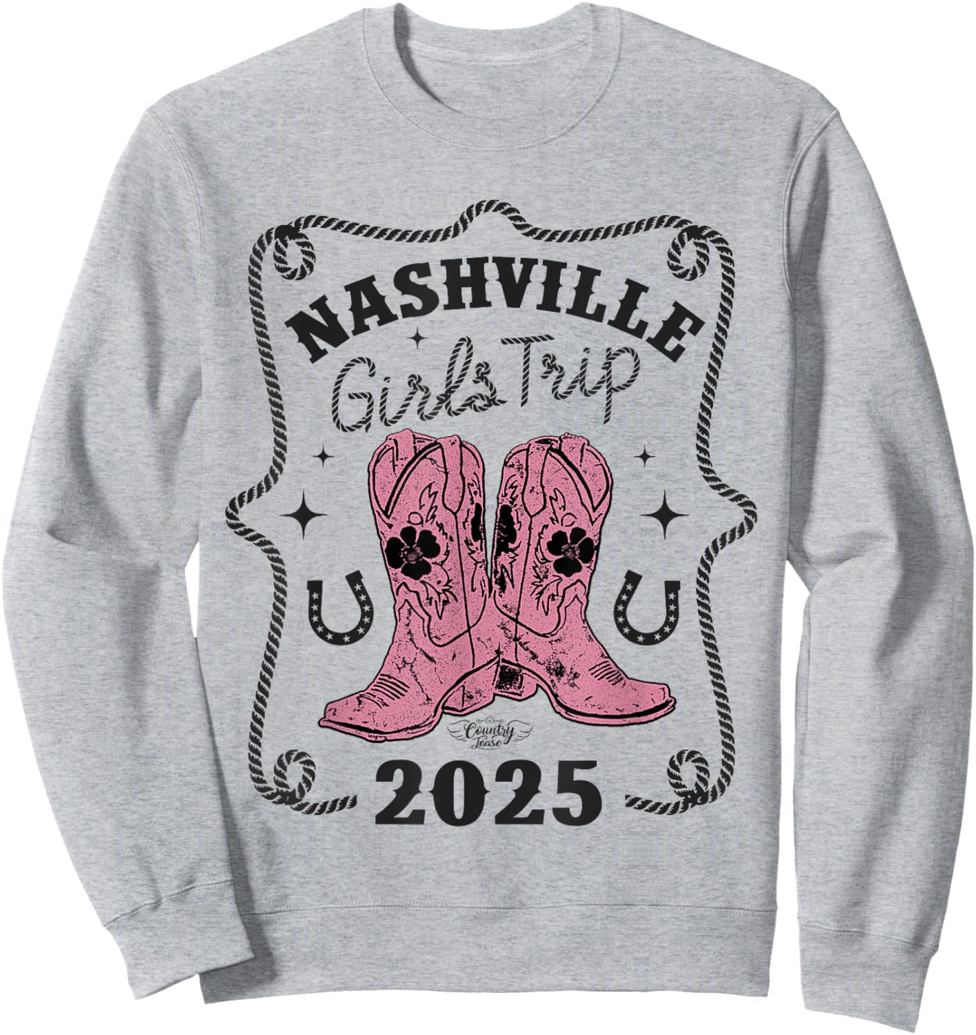 Nashville Girls Trip 2025 Nashville Girls Trip Sweatshirt - Sweatshirt | Ash