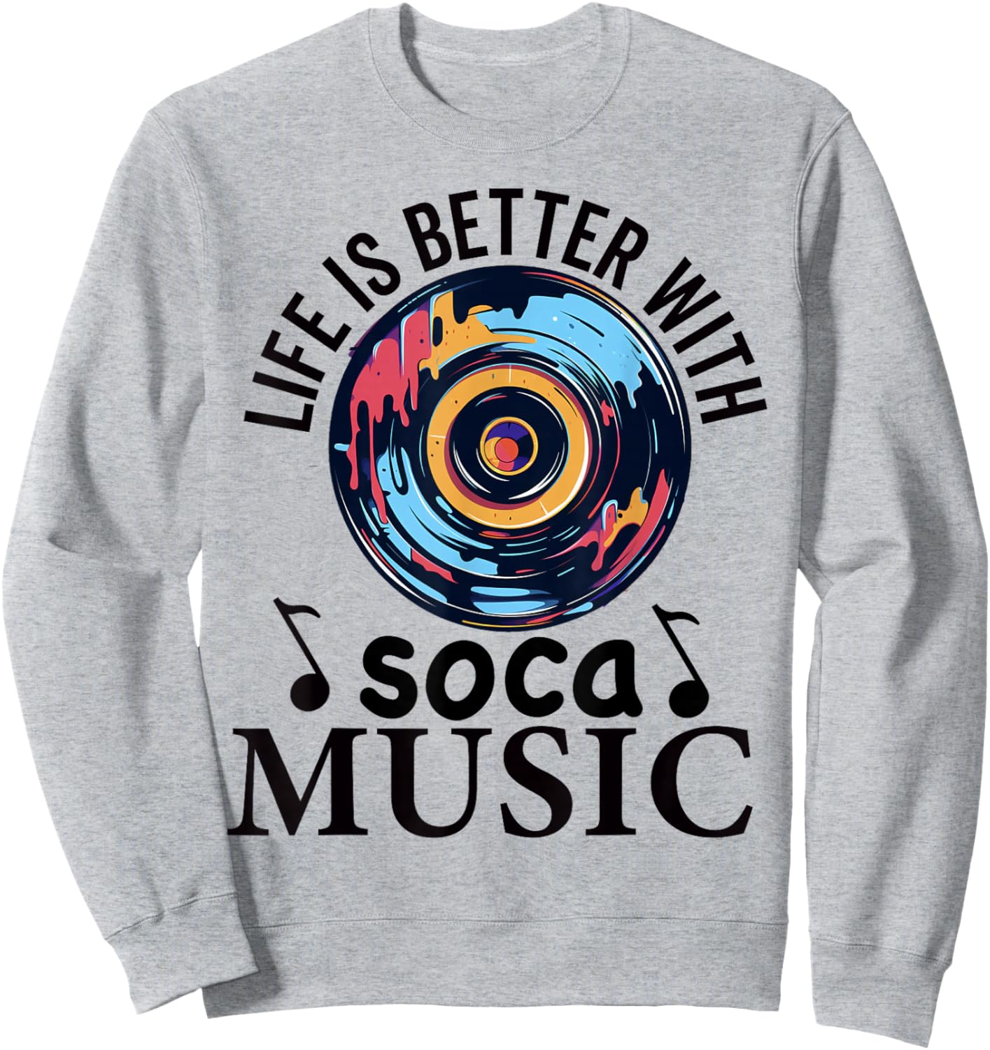 Soca For Sokah Music Trinidad & Tobacco Guyanese Carnival Sweatshirt - Sweatshirt | Ash
