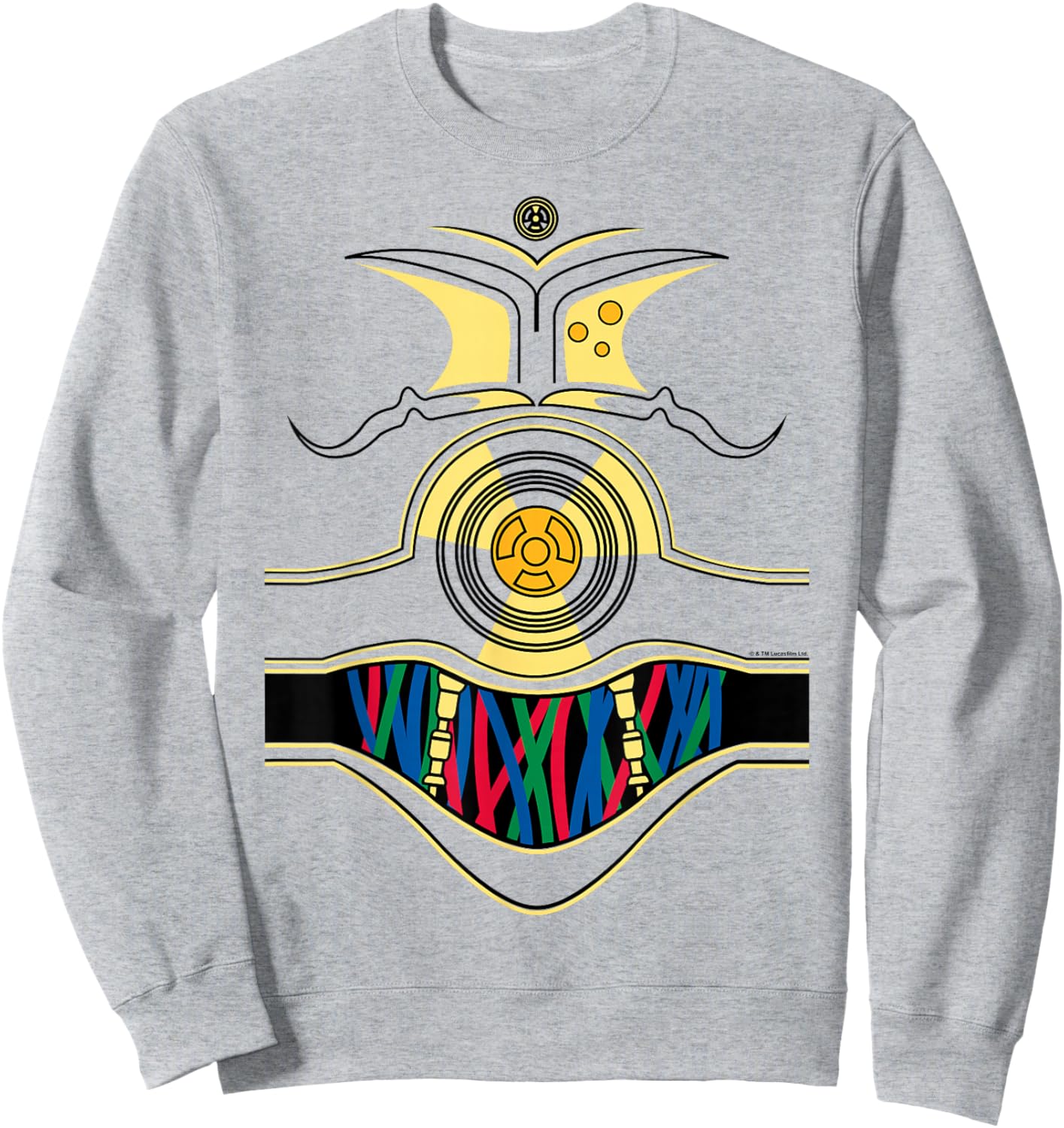 C3PO Costume Sweatshirt - Sweatshirt | Ash