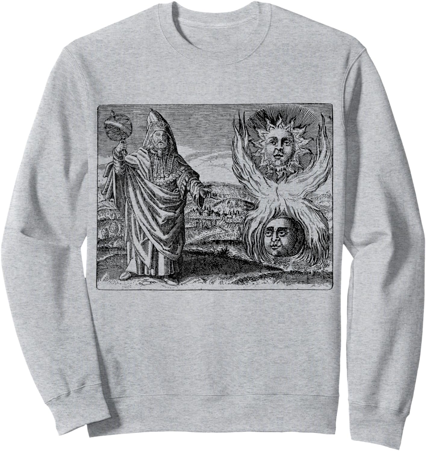 Hermeticism Trismegistus as Above so Below Hermetic Sweatshirt - Sweatshirt | Ash