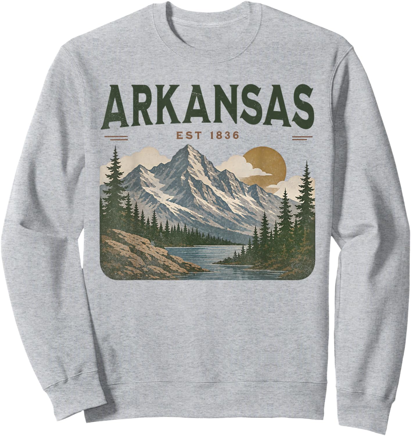 Arkansas Sweatshirt - Sweatshirt | Ash
