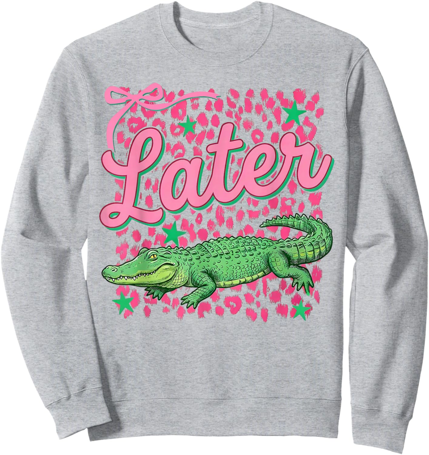 Funny Later Gator Sarcastic Saying Vintage Later Alligator Sweatshirt - Sweatshirt | Ash