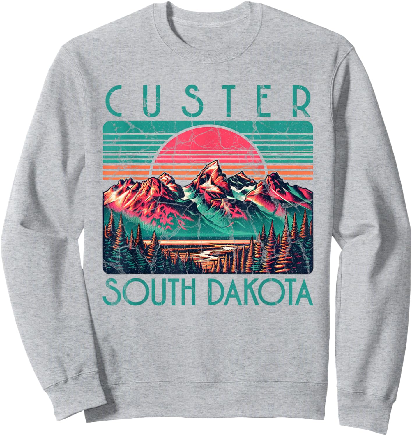 Custer State Park Sweatshirt - Sweatshirt | Ash
