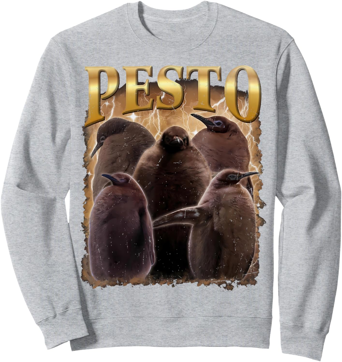 Pesto The Penguin Funny Baby Penguin Animal Lovers Sweatshirt - Sweatshirt | Ash