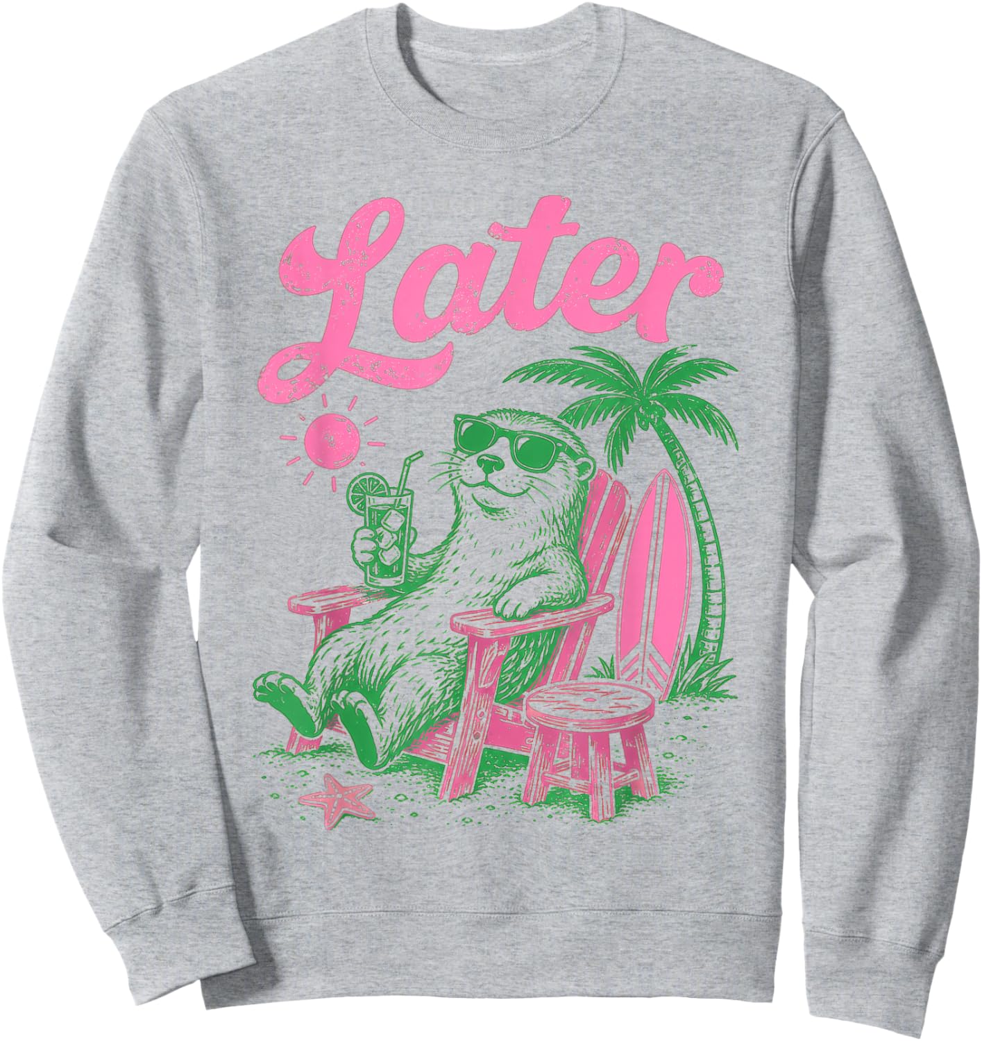 Otterly School's Out for Summer Teacher Student Men Women Sweatshirt - Sweatshirt | Ash