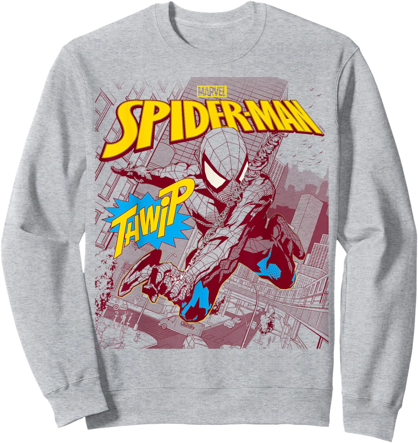 Spider-Man - Thwip Swing Sweatshirt - Sweatshirt | Ash