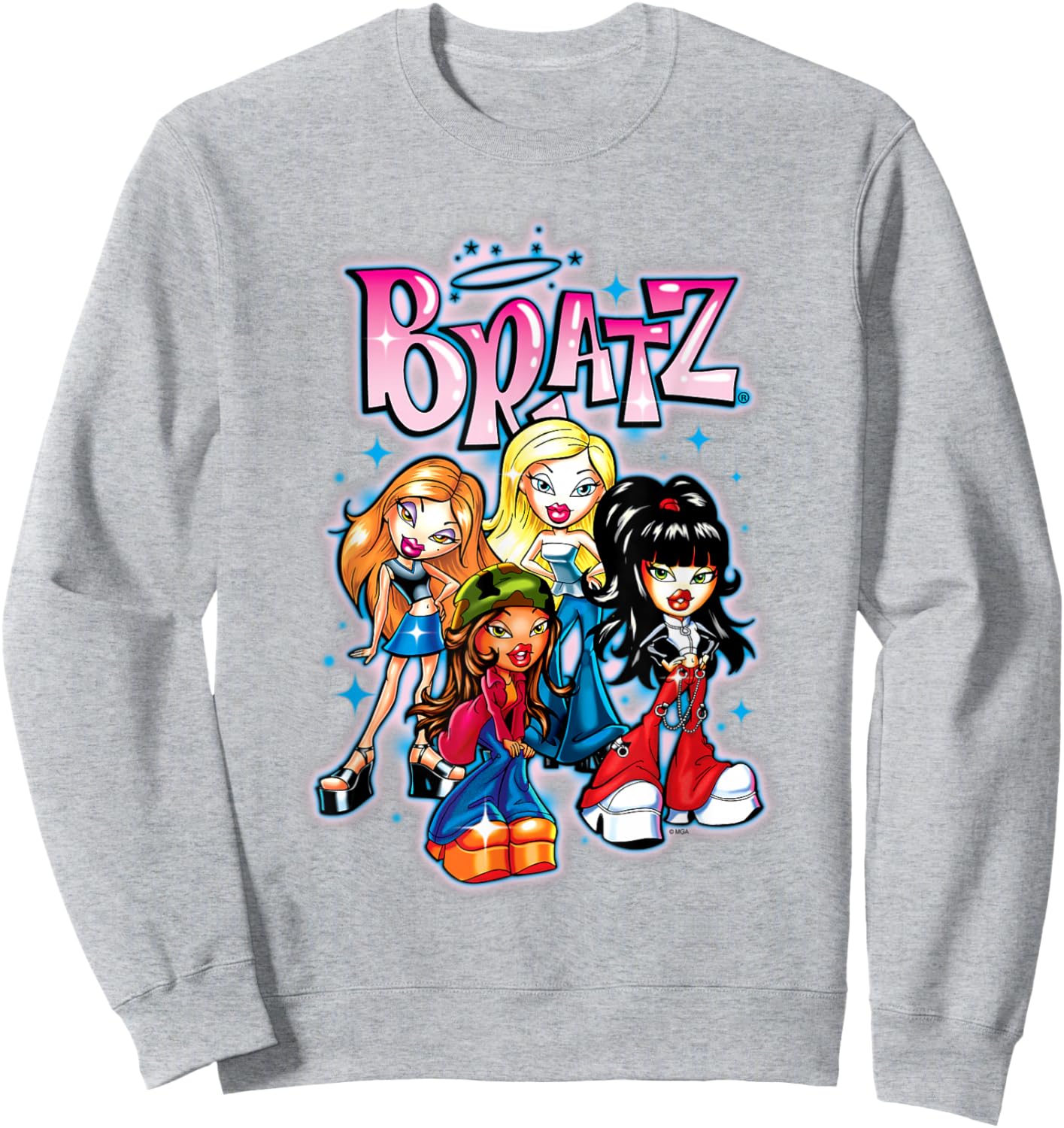 Bratz - Oversized Airbrush Sweatshirt - Sweatshirt | Ash