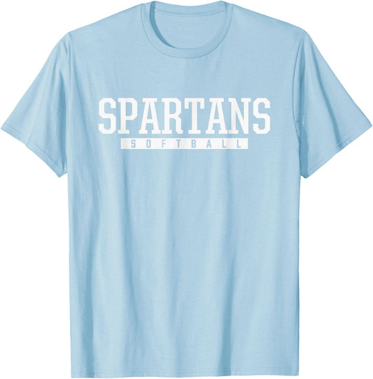 Lake Forest Spartans Softball HS T-Shirt - T-Shirt | Light Blue