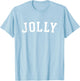 Jolly Merry Christmas T-Shirt - T-Shirt | Light Blue