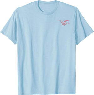 The Hobbit - An Unexpected Journey Thorin's Map Smaug Dragon T-Shirt - T-Shirt | Light Blue