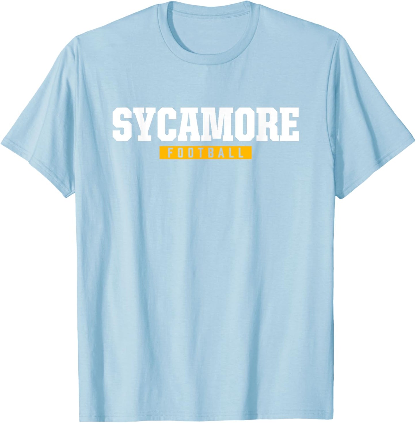Sycamore High School Football HS T-Shirt - T-Shirt | Light Blue