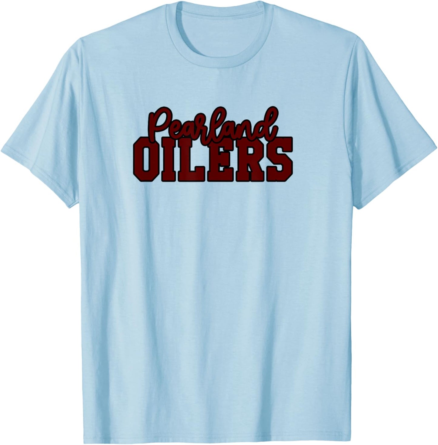 Pearland High School Oilers T-Shirt - T-Shirt | Light Blue