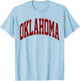 Retro Oklahoma Throwback Souvenir Oklahoma Red Classic T-Shirt - T-Shirt | Light Blue