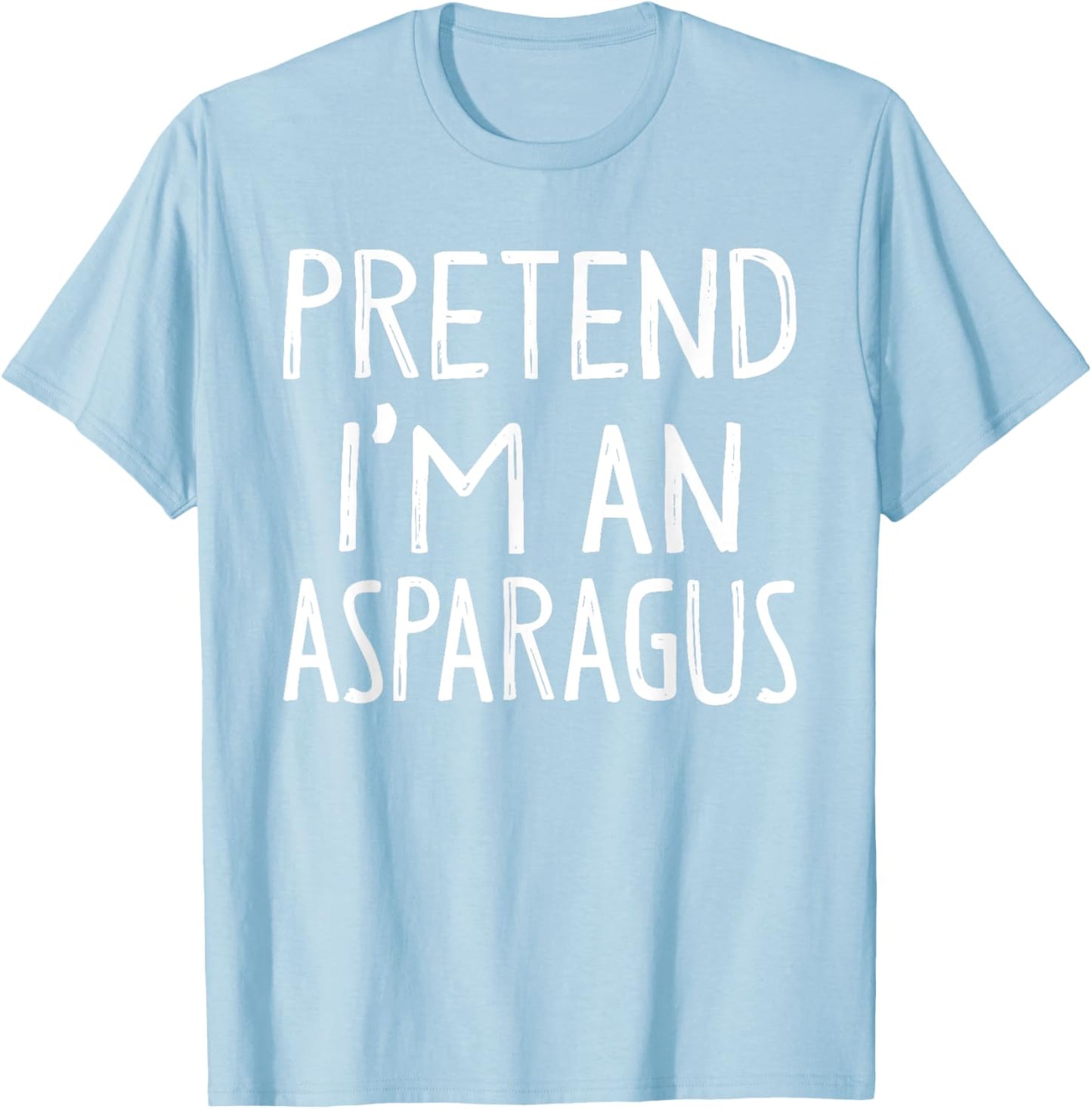 Pretend I'm An Asparagus Matching Costume Easy Halloween T-Shirt - T-Shirt | Light Blue