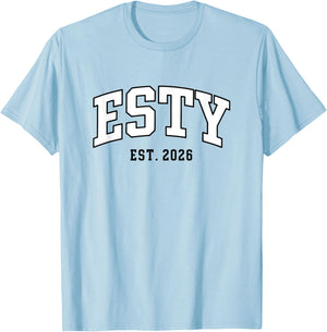 Esty Esthetician Est. 2026 Esty T-Shirt - T-Shirt | Light Blue