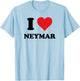 I Heart Neymar First Name I Love Custom Stuff T-Shirt - T-Shirt | Light Blue