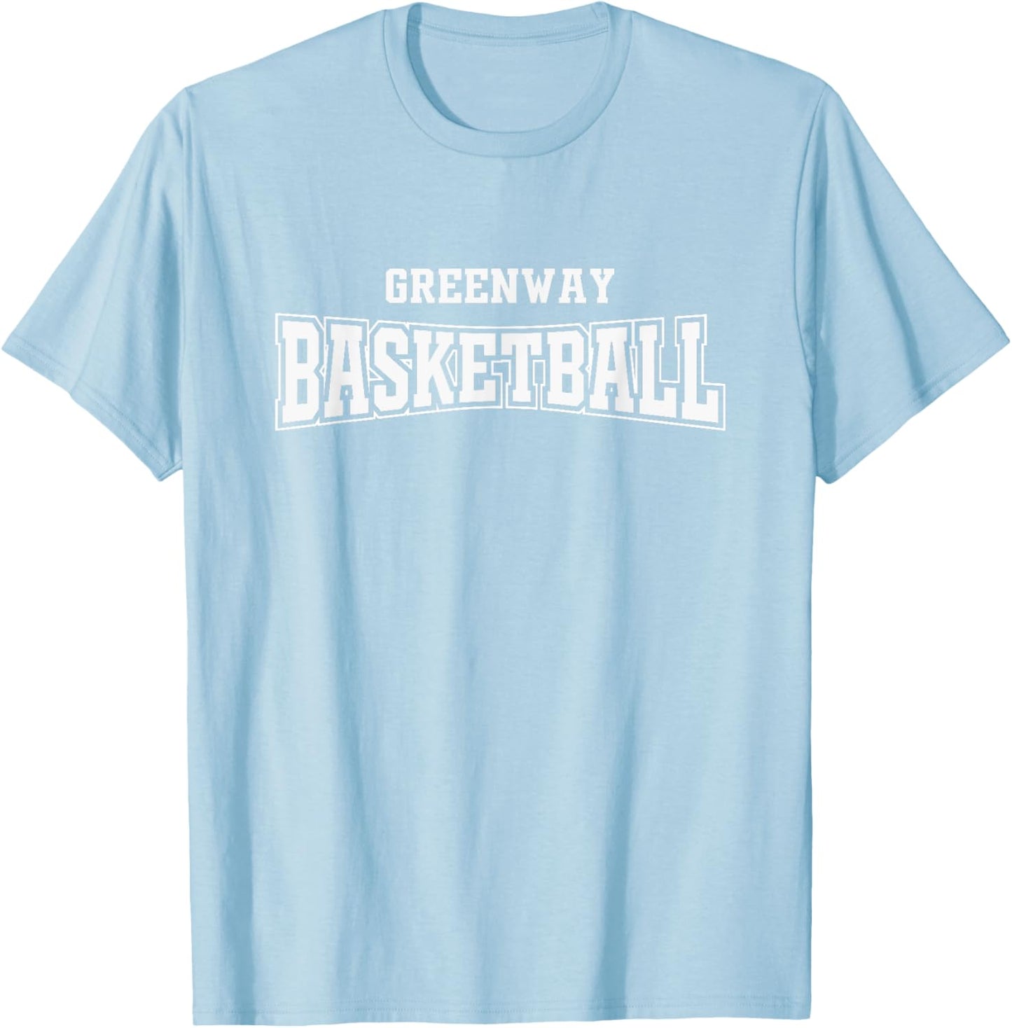 Greenway High School Basketball Warp HS T-Shirt - T-Shirt | Light Blue