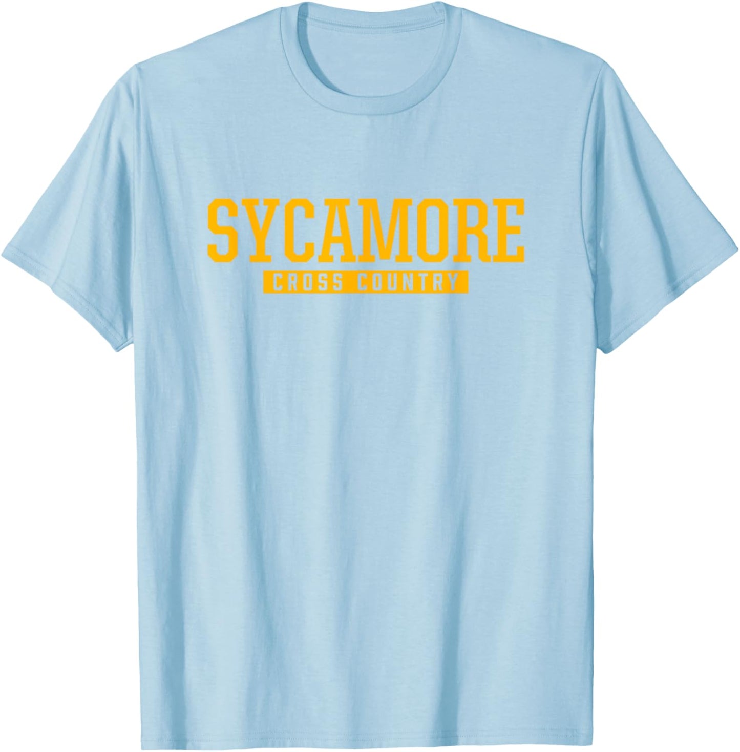 Sycamore High School Cross Country T-Shirt - T-Shirt | Light Blue