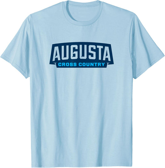Augusta University Jaguars Premium Collegiate Cross Country T-Shirt - T-Shirt | Light Blue
