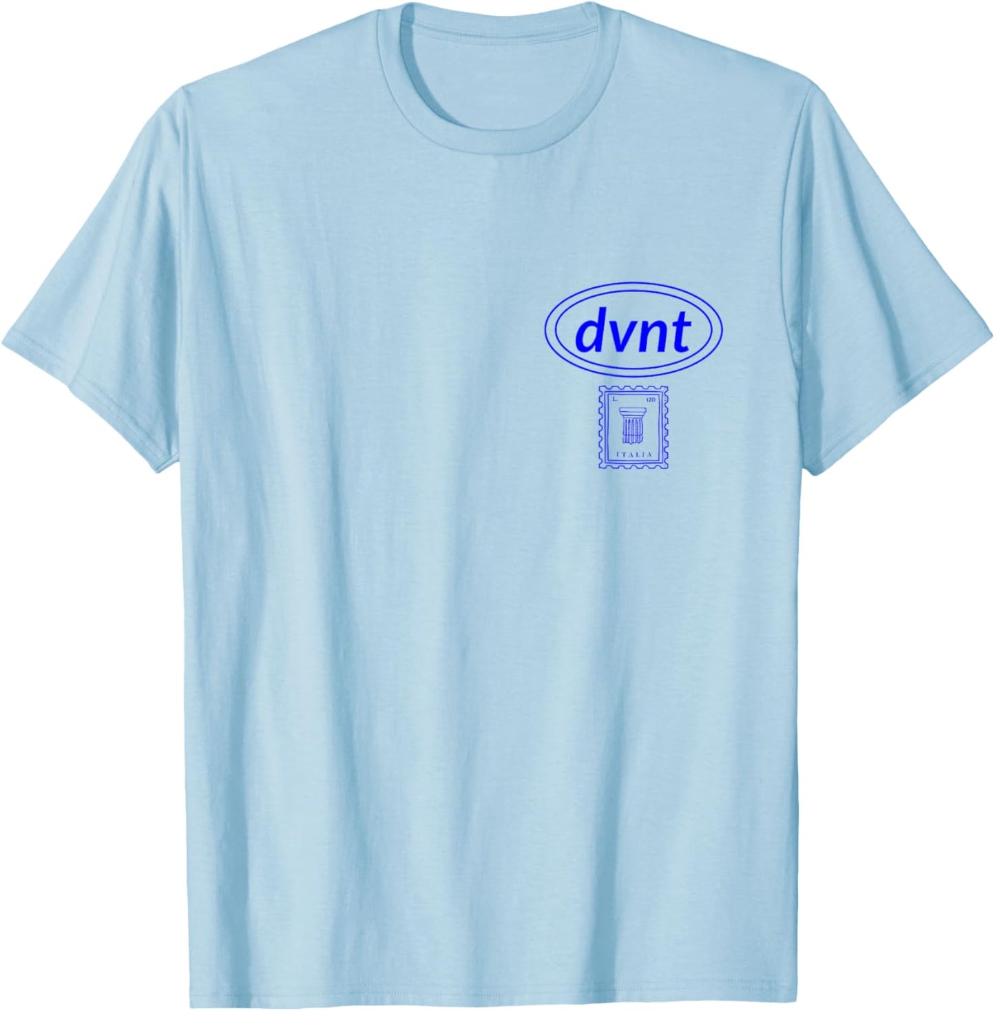 Retro restaurant workwear carbonara short sleeve T-Shirt - T-Shirt | Light Blue