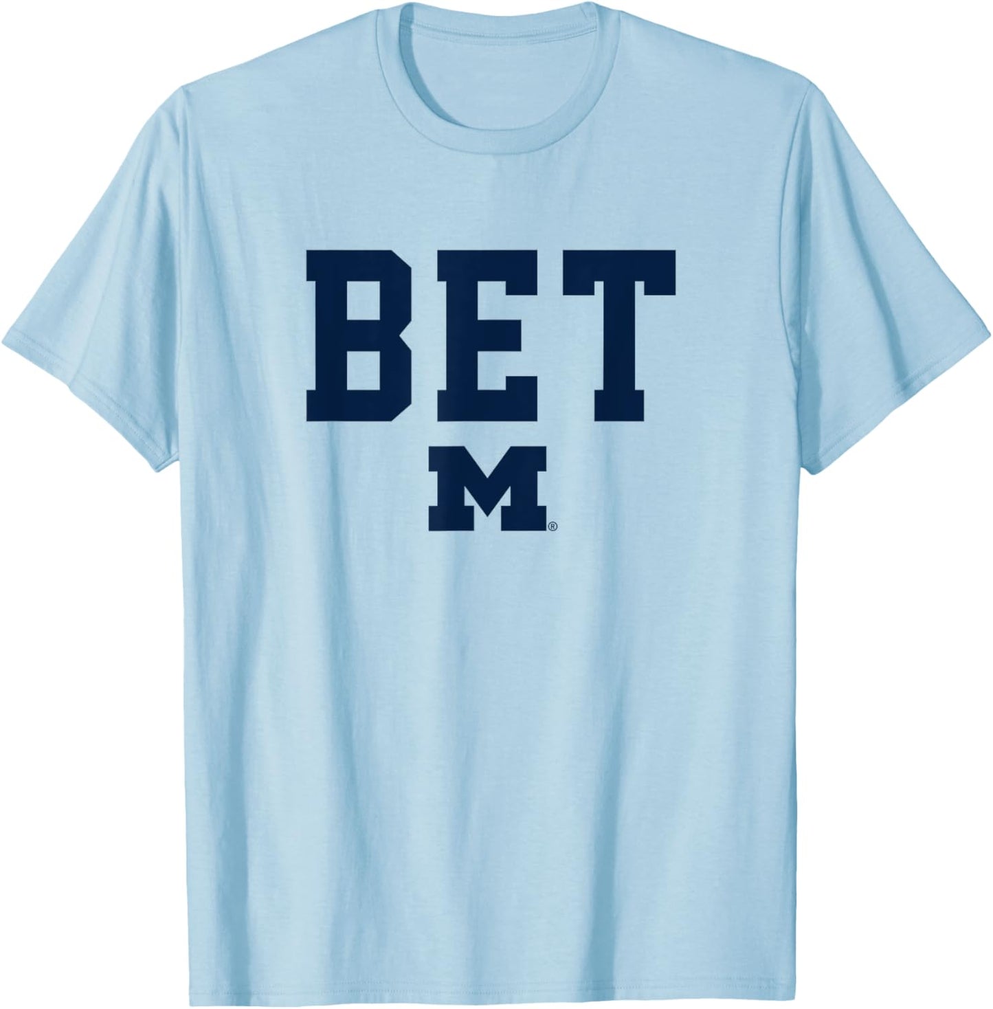 University of Michigan Wolverines BET T-Shirt - T-Shirt | Light Blue