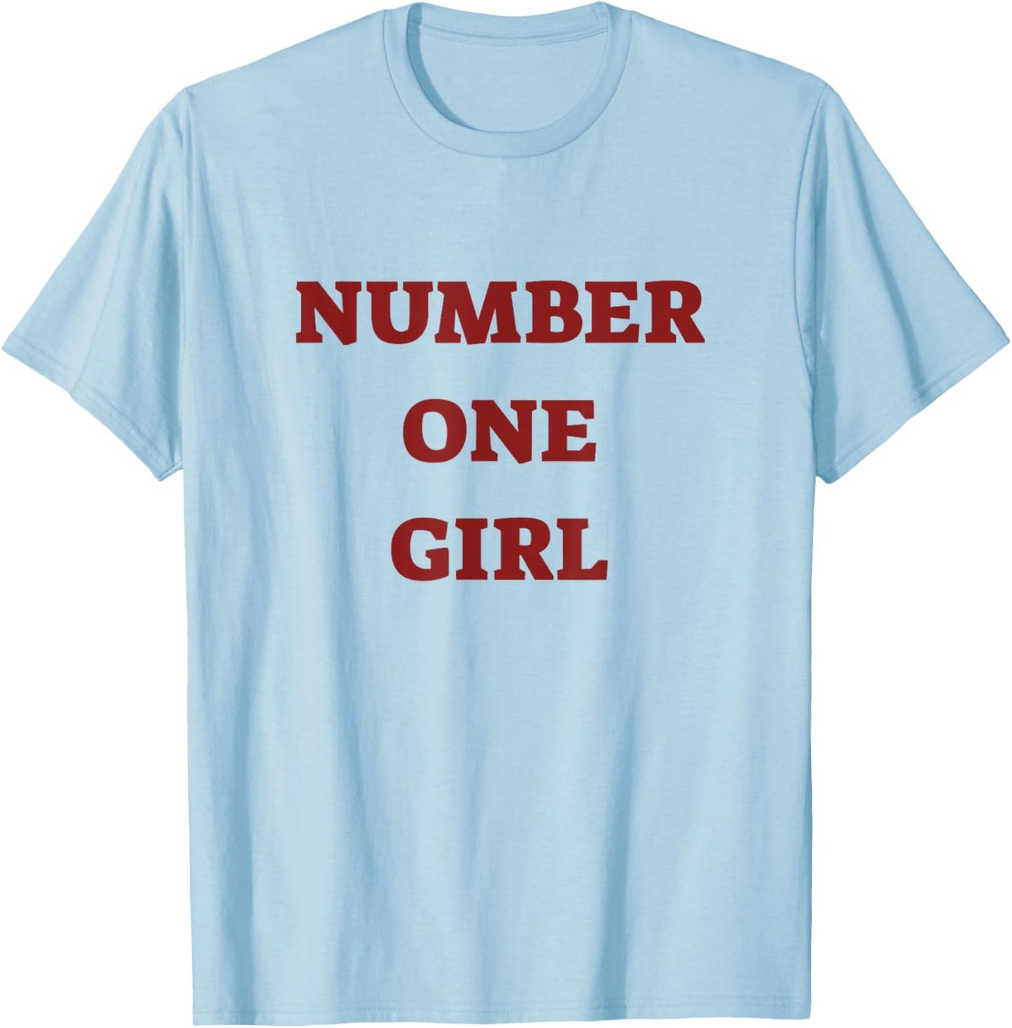 Number One Girl T-Shirt - T-Shirt | Light Blue