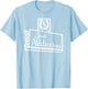 Jane’s Addiction – Horse Logo In Baby Blue T-Shirt - T-Shirt | Light Blue