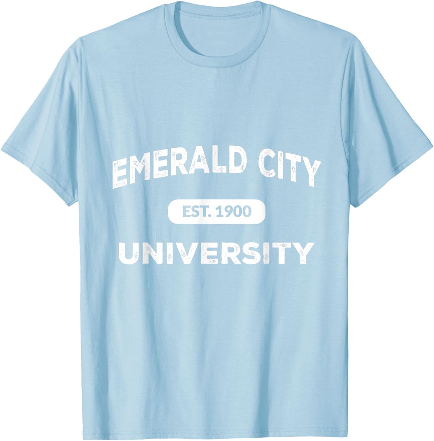 Wizard of Oz Emerald City University Costume Halloween T-Shirt - T-Shirt | Light Blue