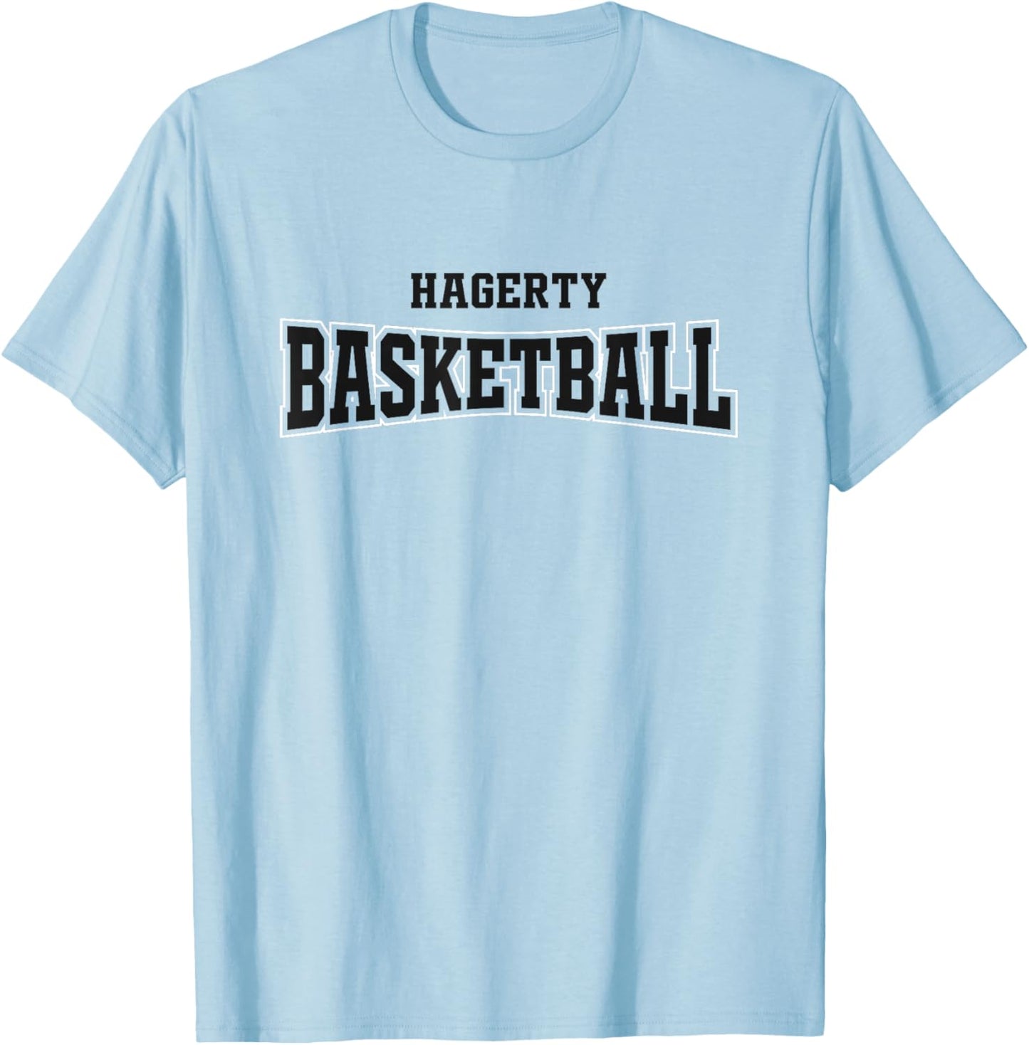 Hagerty High School Basketball Warp HS T-Shirt - T-Shirt | Light Blue