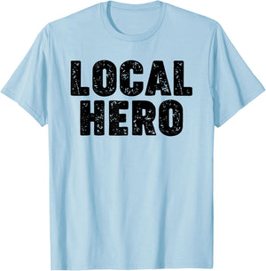 Local Hero T-Shirt - T-Shirt | Light Blue