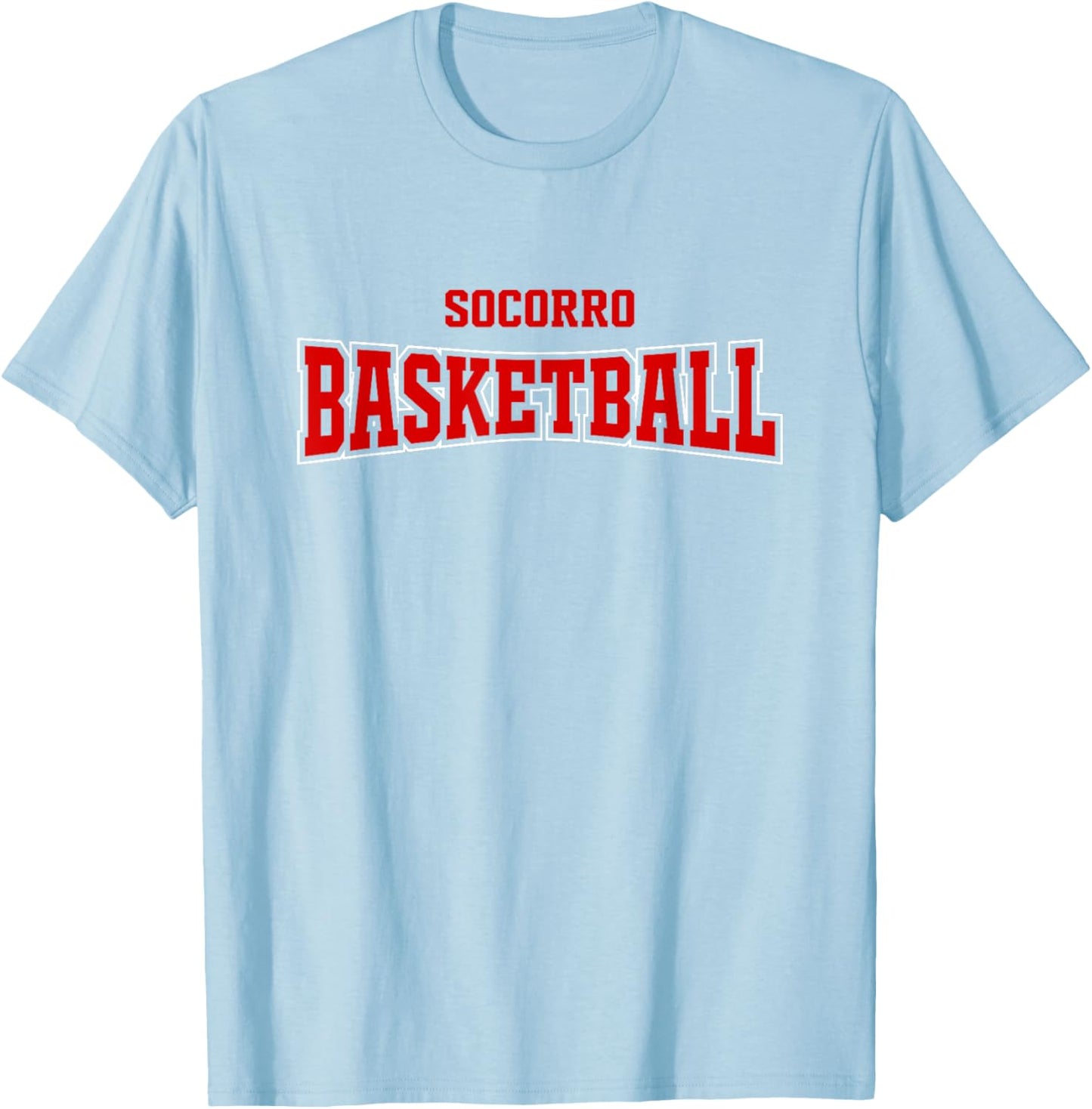Socorro High School Basketball Warp HS T-Shirt - T-Shirt | Light Blue
