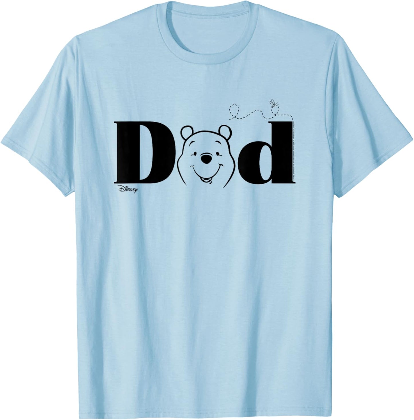 Disney Winnie The Pooh Dad Father's Day T-Shirt - T-Shirt | Light Blue