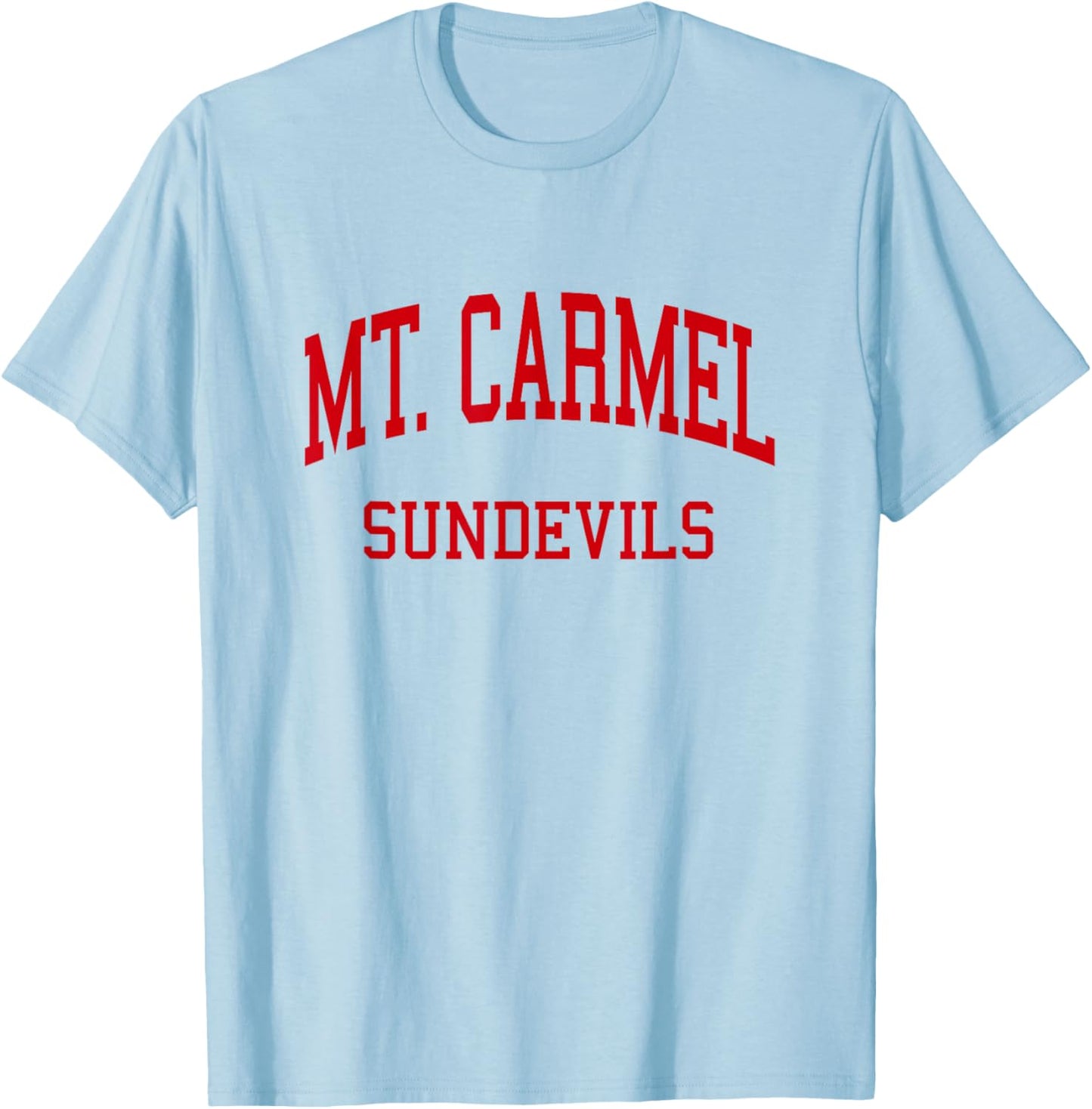 Mt. Carmel High School HS San Diego CA Retro T-Shirt - T-Shirt | Light Blue